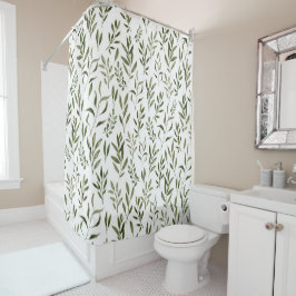 Cortina Para Box Eucalyptus Greenery deixa padrão