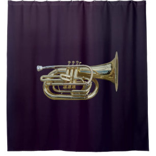 Cortina Para Box Euphonium de latão de ouro