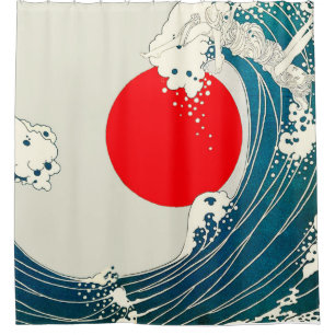 Cortina Para Box EXCELENTE WAVE E VERMELHO Náutica Azul-SUN Azul