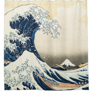 Cortina Para Box Excelente Wave Off Kanagawa Hokusai Vintage Japon