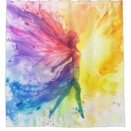 Cortina Para Box Fada De Arco-Íris Whimsso - Cottagecore Encantado