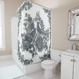 Cortina Para Box Faisão em flores