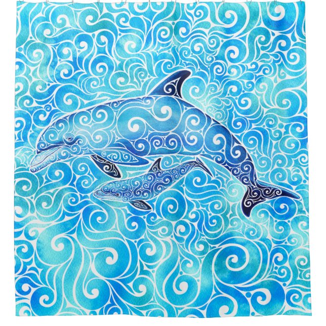 Cortina Para Box Família Dolphin Suave (Frente)