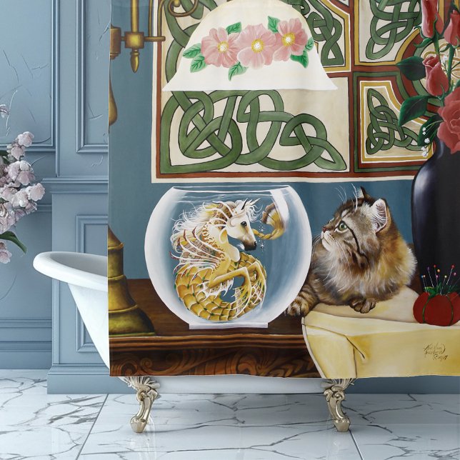 Cortina Para Box Fantasia de Cavalo do Mar de Cat (Criador carregado)