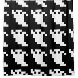 Cortina Para Box Fantasma do pixel de 8 bocados