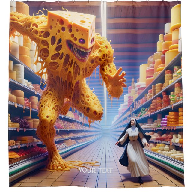 Cortina Para Box Fantasy Compre Queijo Nun (Frente)