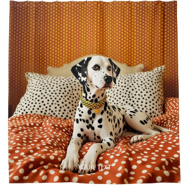 Cortina Para Box Fantasy Cuja Polka Dot (Frente)