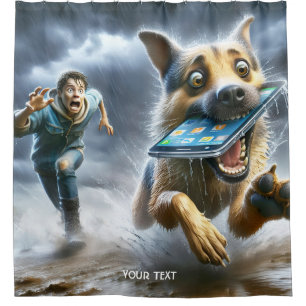 Cortina Para Box Fantasy Cujo Cachorro Telefone