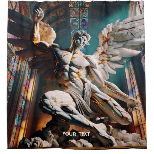 Cortina Para Box Fantasy Cute Angel Marble Church