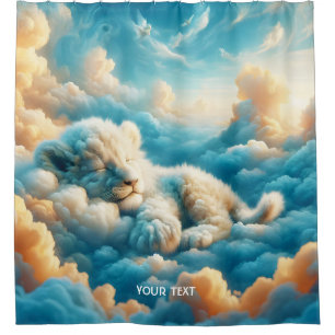 Cortina Para Box Fantasy Cute Clouts Baby Lion