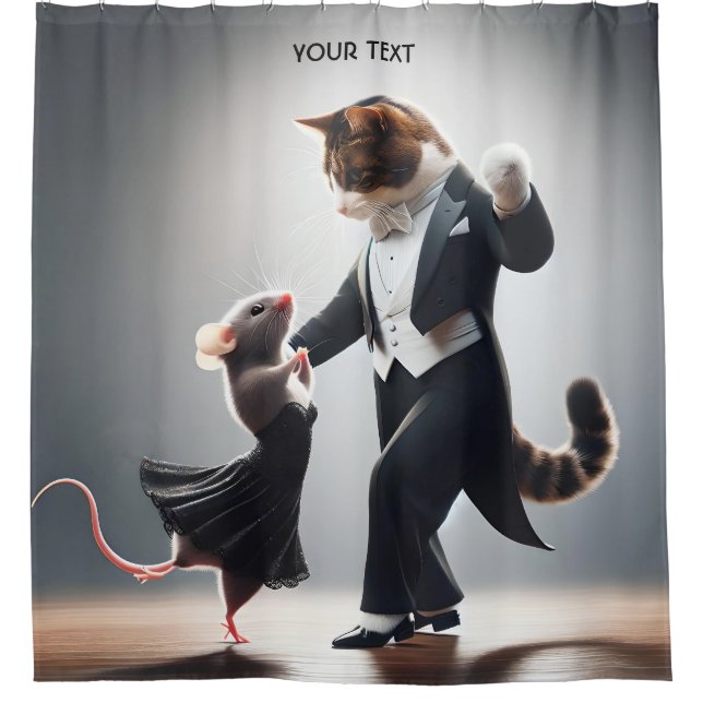 Cortina Para Box Fantasy Cute Crocodile Lion Tango (Frente)