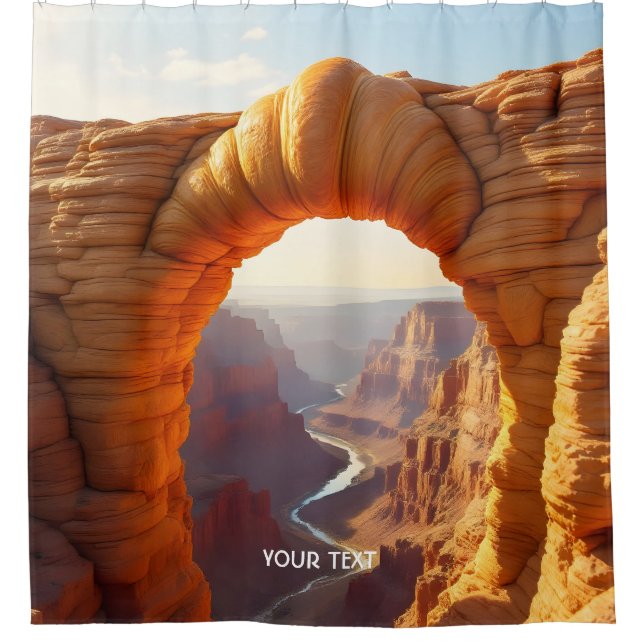 Cortina Para Box Fantasy Cute Croissant Arch Canyon (Frente)