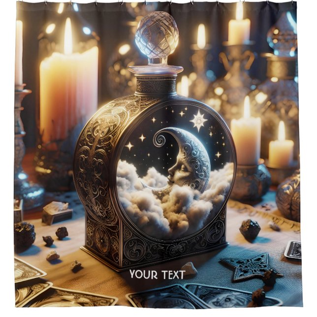 Cortina Para Box Fantasy Cute Decanter Moon Night (Frente)