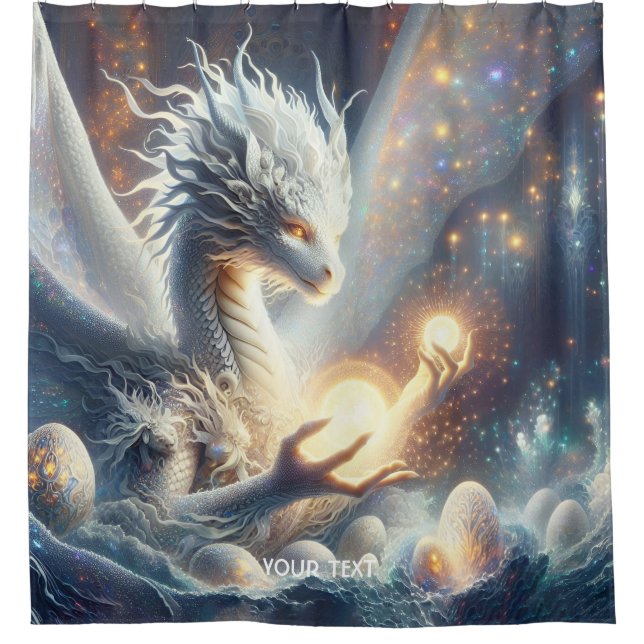 Cortina Para Box Fantasy Cute Dragon Light Egs (Frente)