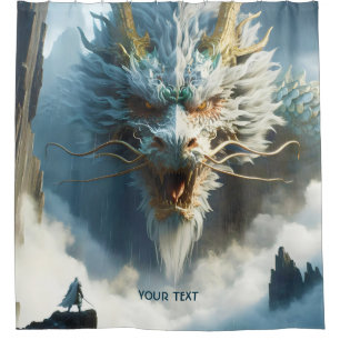 Cortina Para Box Fantasy Excelente Bonito Dragão Forte