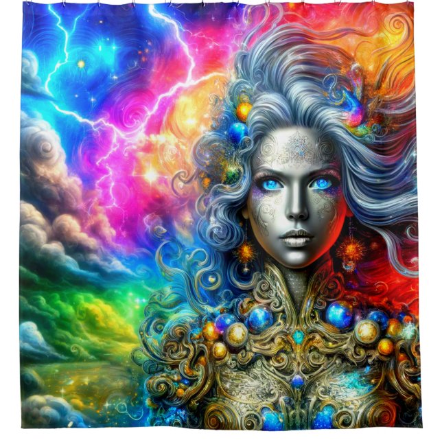 Cortina Para Box Fantasy Woman (Frente)