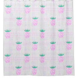Cortina Para Box Farmhouse Pineapples