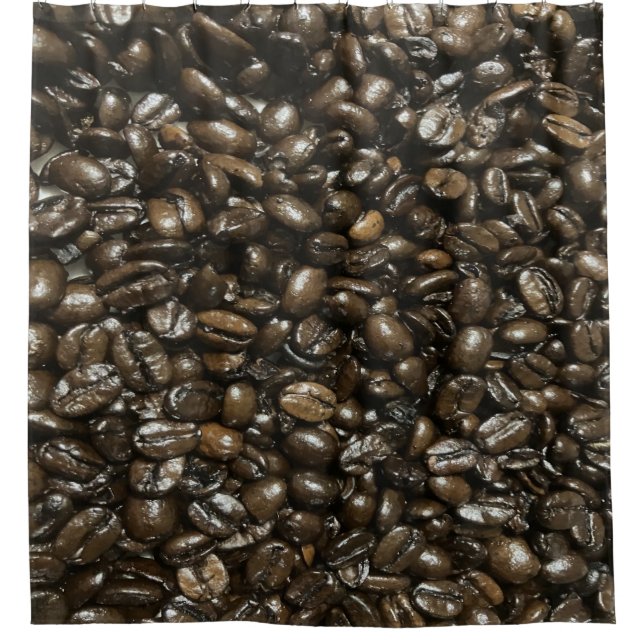 Cortina Para Box Feijões de café (Frente)
