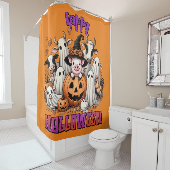 Cortina Para Box Feliciz Halloween Fazenda (In Situ)