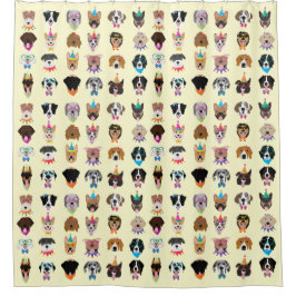 Cortina Para Box Feliz Aniversário Cachorro Enfrenta Animais Pawty