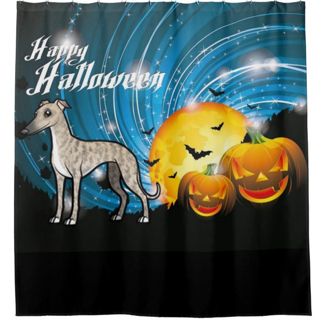 Cortina Para Box Feliz Fantoche de Halloween (Frente)