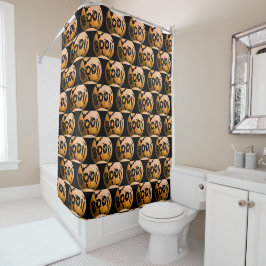 Cortina Para Box Feliz Halloween Boo Pumpkin