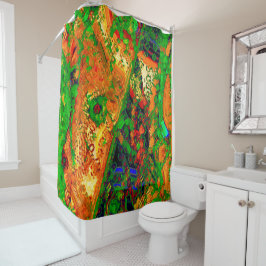 Cortina Para Box Festa de máscara ou carnaval de tintas, laranja e 