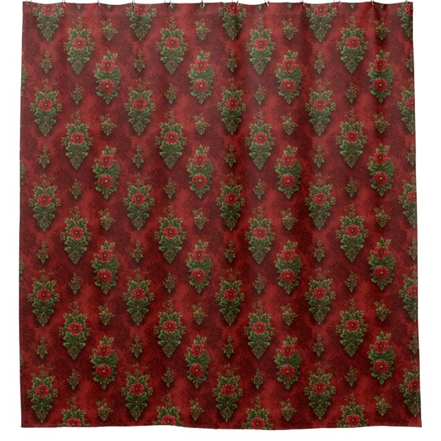 Cortina Para Box Festive Damask  (Frente)
