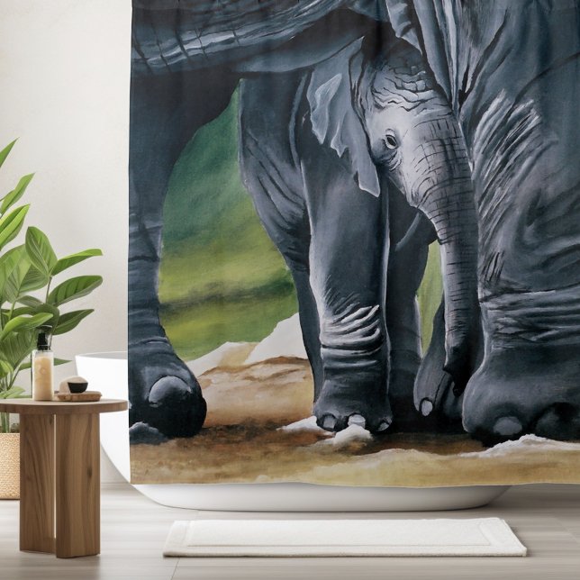 Cortina Para Box Filha de Cinza Elefante (Criador carregado)