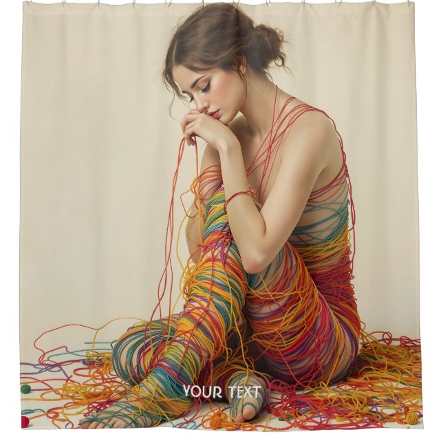 Cortina Para Box Fios Molhados Fantasy Cute Woven (Frente)