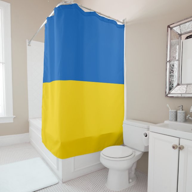 Cortina Para Box Flag of Ukraine (In Situ)