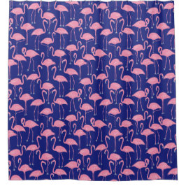 Cortina Para Box Flamingo Caprichoso | Banheiro Tropical Costeiro