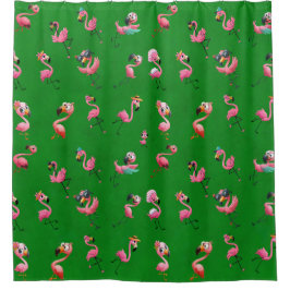 Cortina Para Box Flamingos