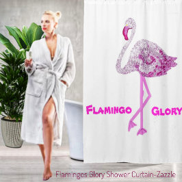 Cortina Para Box Flamingos Glory