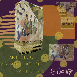 Cortina Para Box Flappers Retro na Cortina de Chá de Paris