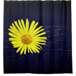 Cortina Para Box Flor Amarelo