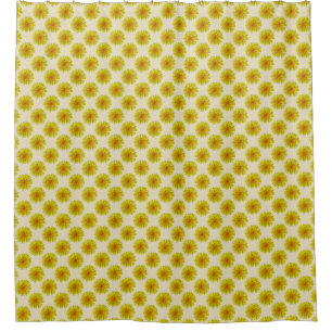Cortina Para Box Flor Amarelo de Verão em qualquer cor