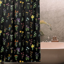 Flor de Água Preta Floral Botânico
