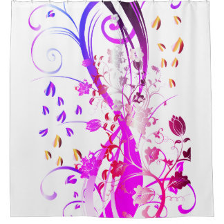 Cortina Para Box Flor de Amor em Espiral