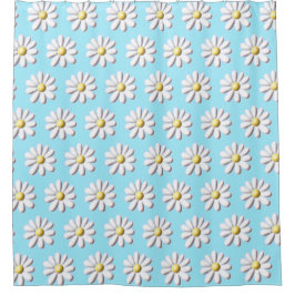 Cortina Para Box Flor de Margarida 3D