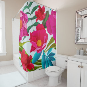 Cortina Para Box Flor GC15 - Cortina do Chá