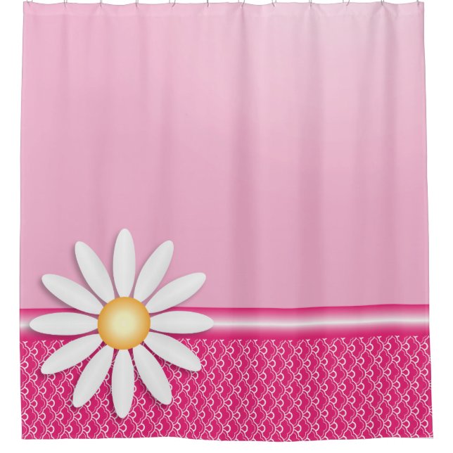 Cortina Para Box Flor margarida (Frente)