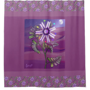 Cortina Para Box Flor no deserto