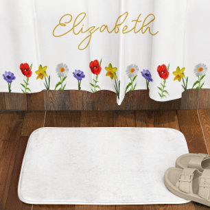 Cortina Para Box Flor selvagem