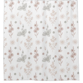 Cortina Para Box Floral