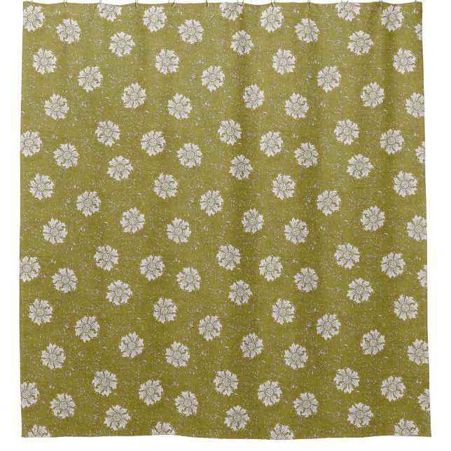 Cortina Para Box Floral biôfilo William Morris calêndula (Frente)