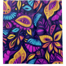 Floral Boho Abstrato colorido 2