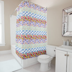 Cortina Para Box Floral Borders Boho Style Country Cottage