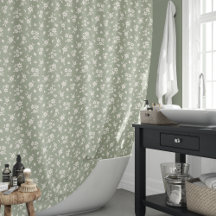 Floral Delicado Neutro Muted Sage Verde Cottagecor