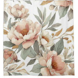 Cortina Para Box Floral rustic vintage elegante na moda